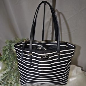 EUC Kate Spade Striped Tayla Tote